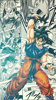 Image result for iPhone Wallpaper Anime Goku Manga