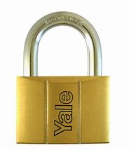 Image result for Yale Brass Padlock