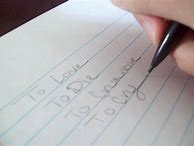 Image result for Writing Words On Paper