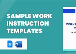 Image result for Easiest Instruction Manual Template