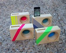Image result for iPhone Wooden Amplifier