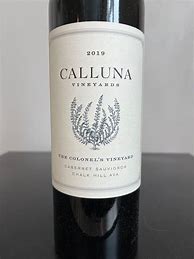 Image result for Calluna Cabernet Sauvignon Block 1
