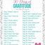 Image result for Gratitude List Template
