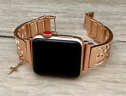 Image result for Black Rosse Gold Apple Watch Band