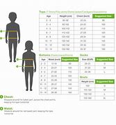Image result for Toddler B1 Size Chart
