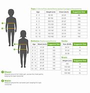 Image result for KB Ethos Toddler Size Chart