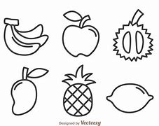 Image result for Fruit Clip Art Outline