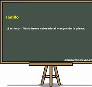 Image result for ladillo