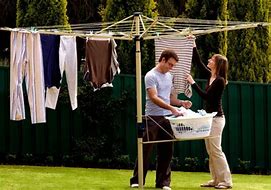 Image result for Round Clothesline Pole