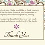 Image result for Thank You Sympathy Card Messages Free