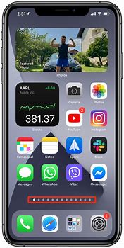 Image result for Home Screen of an iPhone