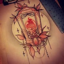 Image result for Lantern Tattoo Sketches