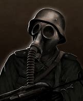 Image result for WW2 Gas Mask Soldier