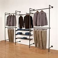 Image result for wall mount clothing racks