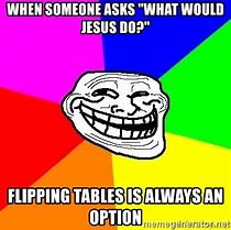 Image result for Table with Zip Meme