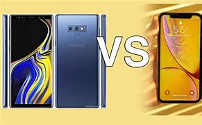 Image result for iPhone XR vs Samsung Note 9