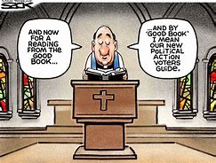 Image result for Church Political Cartoon