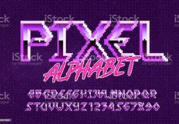 Image result for Glitch Pixel Alphabet