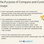 Image result for Compare and Contrast Bullet Point Outline