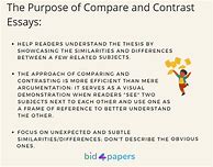 Image result for How to Compare and Contrast Essay