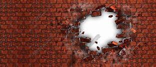 Image result for Exploding Brick Wall