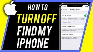 Image result for How to Turn Off Find My iPhone