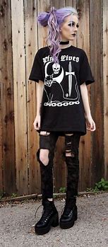 Image result for Emo Girl Outfits