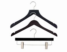 Image result for IKEA Black Wooden Hangers