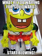Image result for Spongebob Blowing Patrick Meme