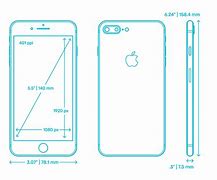 Image result for iPhone 8 Plus Screen Size