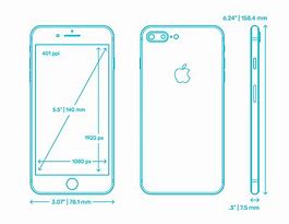 Image result for iPhone SE Drawing Dimensions