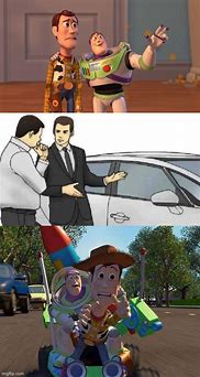 Image result for Toy Story 1 Woody and Buzz Meme