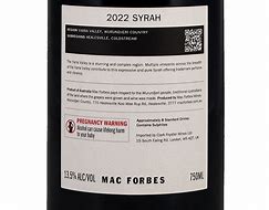 Image result for Mac Forbes Syrah Gruyere