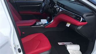 Image result for Toyota Camry XSE Red Leather Interior