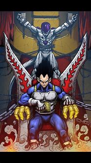 Image result for Vegeta Throne Figure