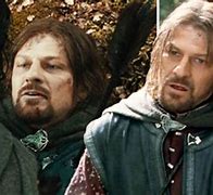 Image result for Sean Bean Lord of the Rings Death