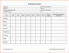 Image result for Free Printable Time Cards Sheets