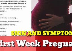 Image result for Early Pregnancy Signs 1 Week