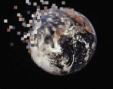 Image result for Satellite Pixelated Picture On TV