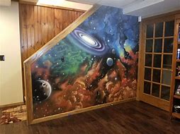 Image result for Galaxy Mural Painting