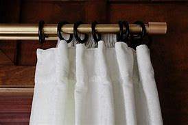 Image result for Using Clips to Hang Curtains