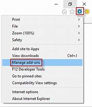 Image result for Tools Manage Add-ons
