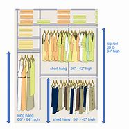 Image result for Closet Rod Spacing