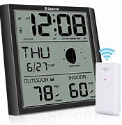 Image result for Skyscan Atomic Clock with Outdoor Temperature