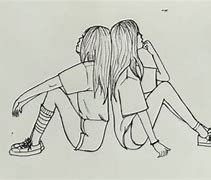Image result for Best Friends Line Drawing