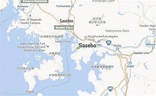 Image result for Sasebo Japan Map