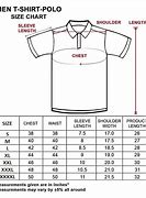 Image result for Polo Shirt Size Chart Shoulder