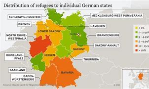 Image result for German States with Most Migrants