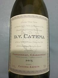 Image result for Catena Zapata Chardonnay D V Domingo Vicente