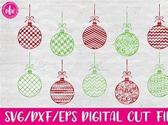 Image result for Christmas Ornament SVG